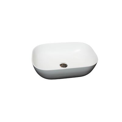 Waskom Loutro Spiro M Rechthoek 45.5x32x13.5 cm Mat Wit