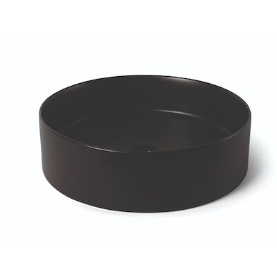 Waskom Luca Sanitair Ceramics Rond 39,4×39,4×11,5 Keramiek Mat Zwart