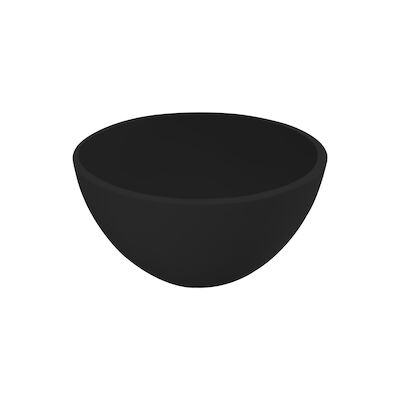 Waskom Opbouw Best Design Arezzo Solid Surface 20×11 cm Mat Zwart
