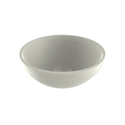 Waskom Opbouw Plieger Mini Round 26×12 cm Keramiek Mat Zwart