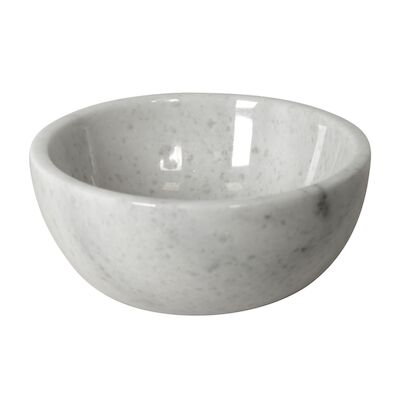 Waskom Opbouw Plieger Mini Round 26×12 cm Marmer Wit