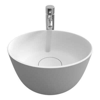 Waskom Riho Oval Opbouw Ovaal 38×33 cm Mat Wit