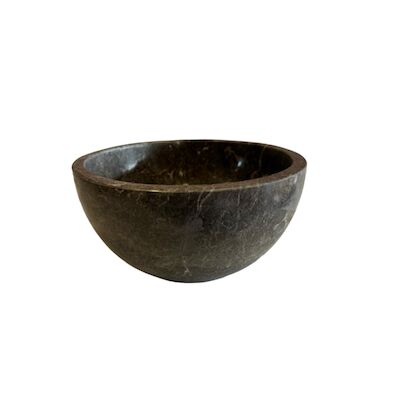 Waskom Sanilux Meza 20 cm Marmer Mokka Brown