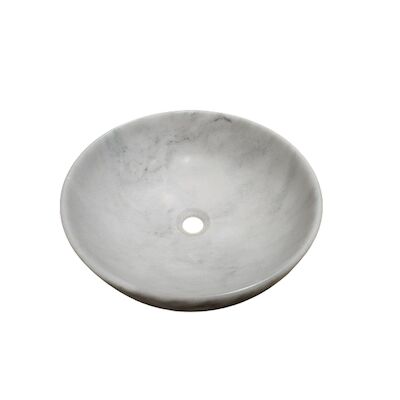 Waskom Sanilux Wander Marmer Rond Imperial White