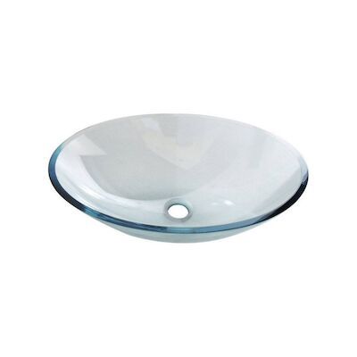 Waskom Sapho Beauty Ovaal 52×37.5 cm Helder Glas