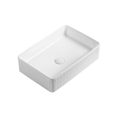 Waskom Sapho Picobello Keramisch Rechthoek 50×34 cm Wit
