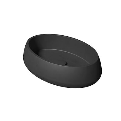 Waskom Zenon Elipse 60×42 cm Negro