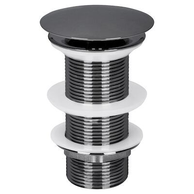 Wastafel Afvoerplug Differnz Always Open 10 cm Gunmetal