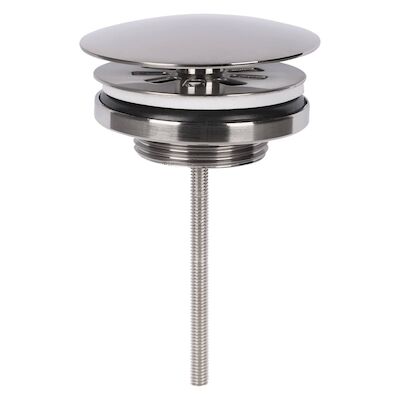 Wastafel Afvoerplug Differnz Always Open Large 10 cm Mat Chroom