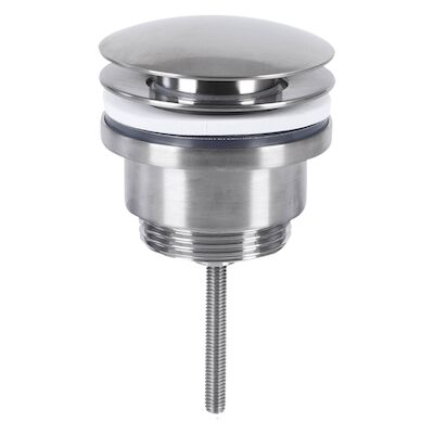 Wastafel Afvoerplug Differnz Pop Up 10 cm Mat Chroom