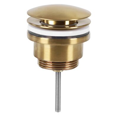 Wastafel Afvoerplug Differnz Pop Up 6 cm Goud