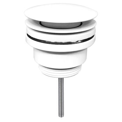 Wastafel Afvoerplug Differnz Pop Up 7 cm Mat Wit
