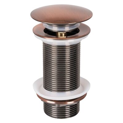 Wastafel Afvoerplug Differnz Pop Up Design 9.8 cm Koper