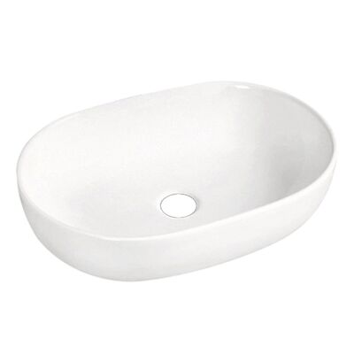Wastafel Best Design Lariano Opbouw 60×42,5x14cm Keramiek Wit