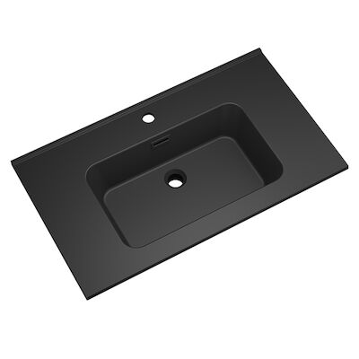 Wastafel BWS Bella 80 cm Mat Zwart