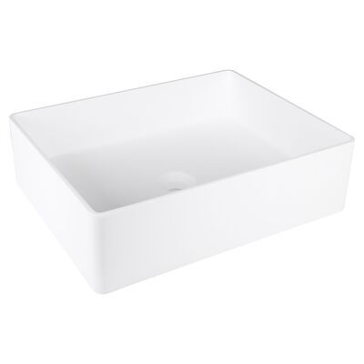 Wastafel Differnz Solid 48.5×38.x14 cm Wit