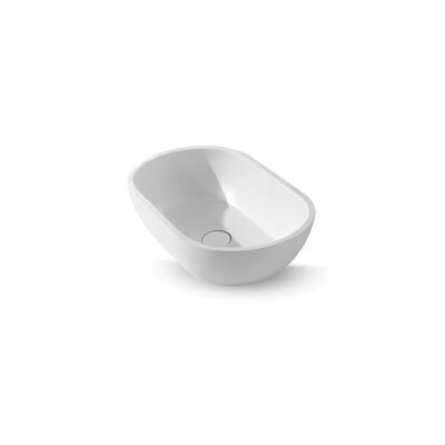 Wastafel EH Design Caorle Solid Surface 560x320x150 mm Mat Wit