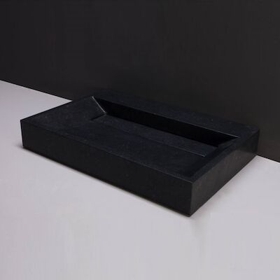 Wastafel Forzalaqua Bellezza Graniet Gezoet Zonder Kraangat 80,5×51,5×9 cm
