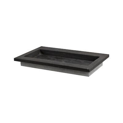 Wastafel Forzalaqua Helsinki Hardsteen Gezoet Met Kraangat 60,5×51,5×9,5 cm