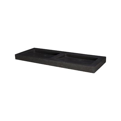 Wastafel Forzalaqua Oslo Hardsteen Gezoet Zonder Kraangat 140,5×51,5×9,5 cm
