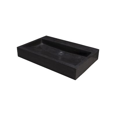 Wastafel Forzalaqua Oslo Hardsteen Gezoet Zonder Kraangat 80,5×51,5×9,5 cm