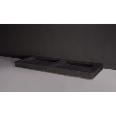Wastafel Forzalaqua Stockholm Hardsteen Gezoet Zonder Kraangat 140,5×51,5×9 cm