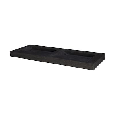 Wastafel Forzalaqua Stockholm Hardsteen Gezoet Zonder Kraangat 160,5×51,5×9 cm