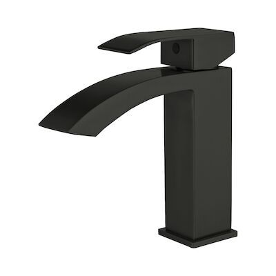 Wastafel Mengkraan Allibert Cabernet 18,2×4,2 cm Mat Zwart