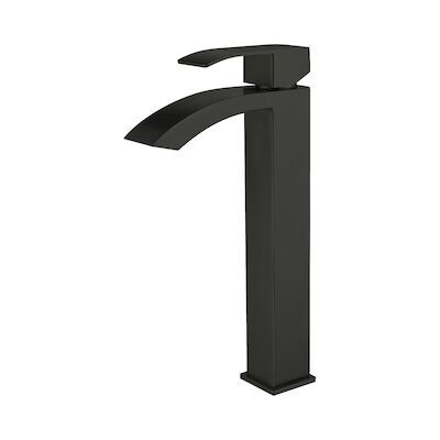 Wastafel Mengkraan Allibert Cabernet Hoog 29×4,2 cm Zwart