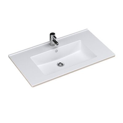 Wastafel Sanicare Q10 Keramiek 80×45 cm Wit (excl. meubel)