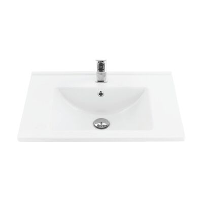 Wastafel Sanicare Q7 Keramiek 65×45 cm Wit (excl. meubel)