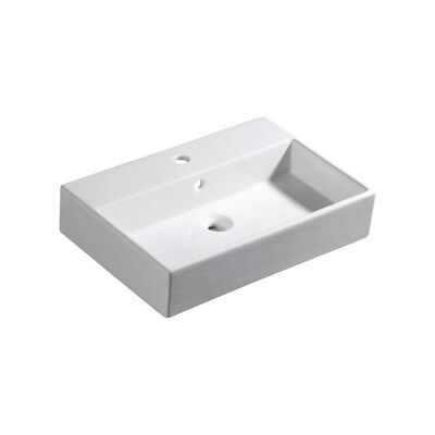 Wastafel Sapho Purity Rechthoekig 60×42 cm Keramiek Wit