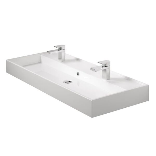 Wastafel Tiger Items 105 cm Glanzend Wit