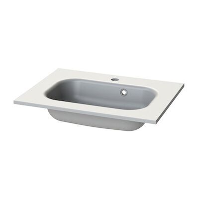 Wastafel Tiger S-line Oval 60 cm Mat Wit