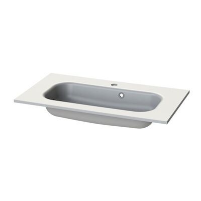 Wastafel Tiger S-line Oval 80 cm Mat Wit
