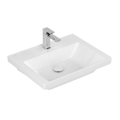 Wastafel Villeroy & Boch Subway 3.0 60x47x16.5cm Wit Alpin