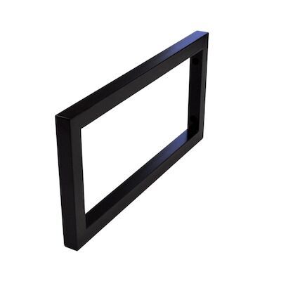 Wastafelbeugel Sanicare 21×43 cm Zwart (per stuk)