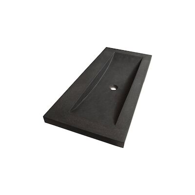 Wastafelblad 100 CoreStone No.13 1 Kraangat