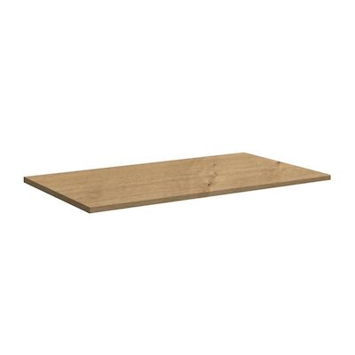 Wastafelblad Allibert Aston 80,2×46,2×2,8 cm Gemelamineerd Eik Arlington