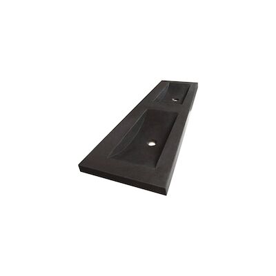 Wastafelblad Exclusive Line 140-2 Natuursteen Corestone 0 Kraangaten