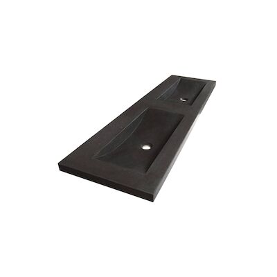 Wastafelblad Exclusive Line 160-2 Natuursteen Corestone 0 Kraangaten