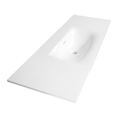 Wastafelblad Furiosa Glanzend 120-1 1 Kraangat