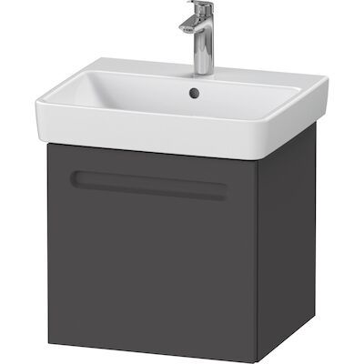 Wastafelkast Duravit No.1 Met 1 Lade 49×42.6×47.8cm Met Geïntegreerde Greep Mat Grafiet