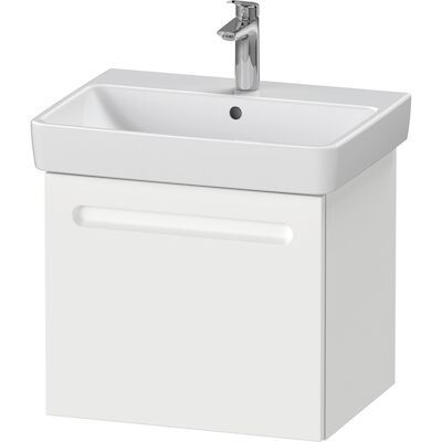 Wastafelkast Duravit No.1 Met 1 lade 54×42.6×47.8cm Met Geïntegreerde Greep Mat Wit