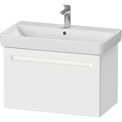 Wastafelkast Duravit No.1 Met 1 Lade 74.×42.6×47.8cm Met Geïntegreerde Greep Mat Wit