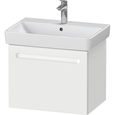 Wastafelkast Duravit No.1 Met 1 Lade Delen 59×42.6×47.8cm Met Geïntegreerde Greep Mat Grafiet