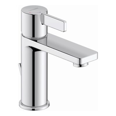 Wastafelkraan Duravit D-Neo Mengkraan EcoStart Eengreeps 50x154x165 mm Trekwaste Chroom