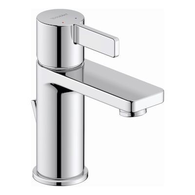 Wastafelkraan Duravit D-Neo Mengkraan Eengreeps 50x139x151 mm Trekwaste Chroom