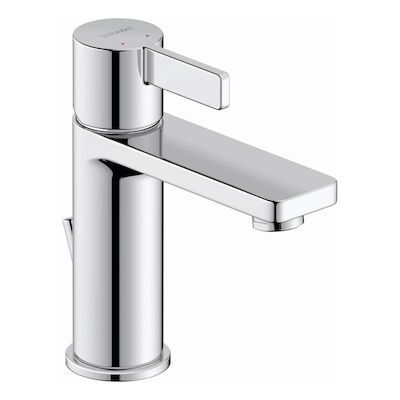Wastafelkraan Duravit D-Neo Mengkraan Eengreeps 5×15.4×16.5 cm Trekwaste Chroom