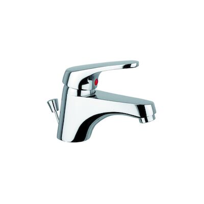 Wastafelkraan Go By Van Marcke Fresh Chroom Met Automatische Lediging